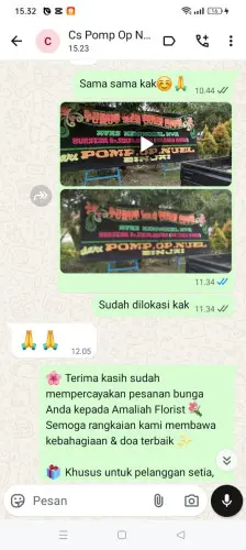 Testimonial Papan Bunga padangsambian