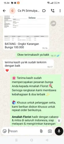Testimonial Papan Bunga padangsambian